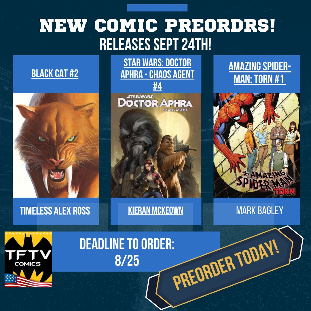 Sept 24th Preorders!